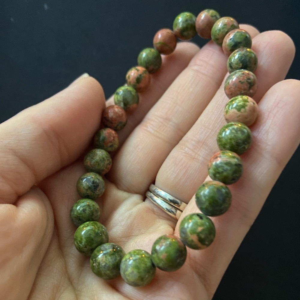 Unikite Gemstone Bracelet